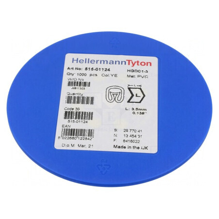 Markere Marcaj PVC galbenă 1÷3mm 65÷105°C | Electronic-mag.ro | Componente Electronice