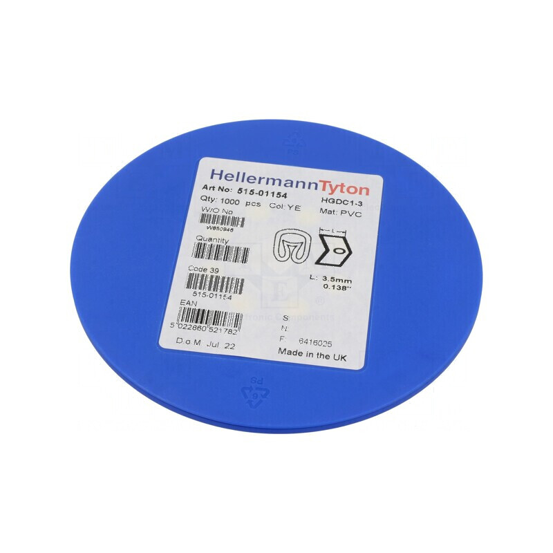 Markere Marcaj PVC Galben 1÷3mm -65÷105°C | Electronic-mag.ro | Componente Electronice Markere Marcaj PVC Galben 1÷3mm -65÷105°C | Electronic-mag.ro | Componente Electronice