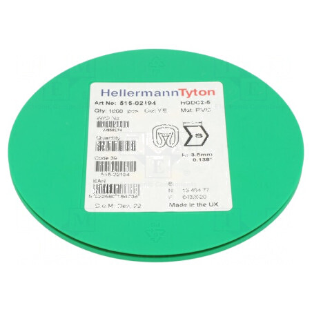 Markere Marcaj PVC Galben 2-5mm -65÷105°C | Electronic-mag.ro | Componente Electronice