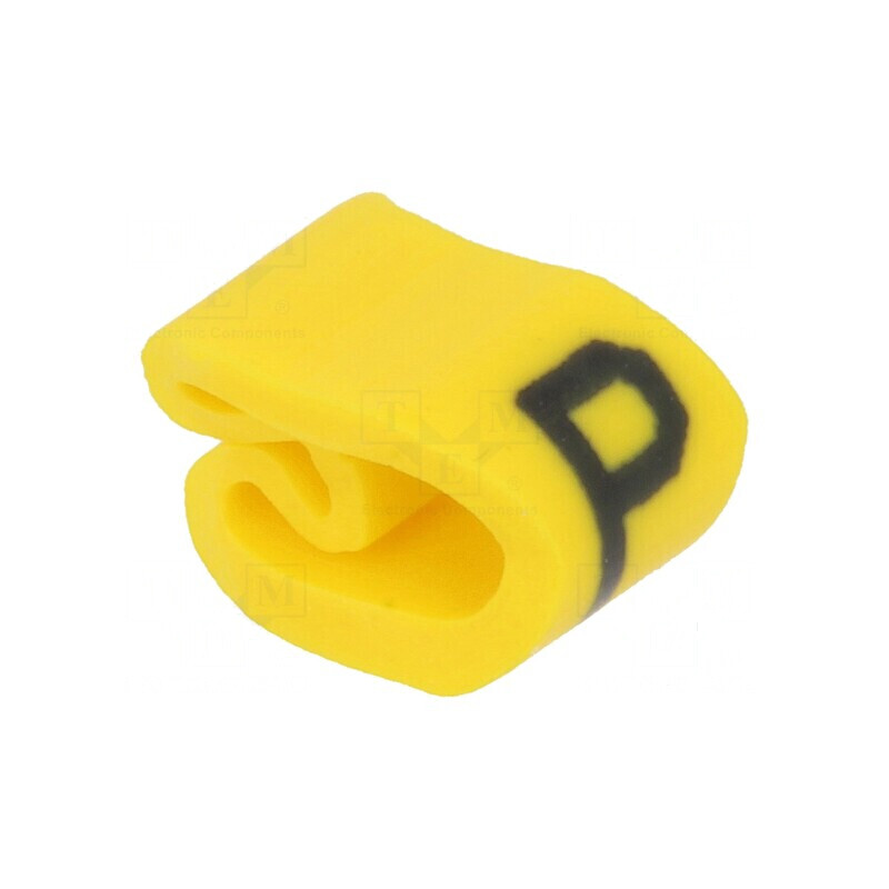 Markere Marcaj PVC Galbenă 2-5mm -65÷105°C | Electronic-mag.ro | Componente Electronice