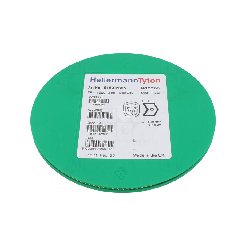 Markere Marcaj PVC Verde 5 2÷5mm -65÷105°C | Electronic-mag.ro | Componente Electronice Markere Marcaj PVC Verde 5 2÷5mm -65÷105°C | Electronic-mag.ro | Componente Electronice