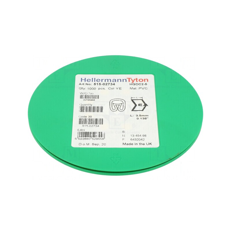 Marker de Marcaj PVC Galben - 2÷5mm, Temperaturi 65÷105°C | Electronic-mag.ro | Componente Electronice