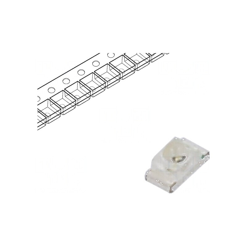 LED SMD 0603 Ambră 200-400mcd 1,6x0,8x0,95mm 35° 20mA 60mW | Electronic-mag.ro | Componente Electronice