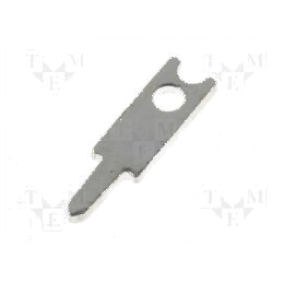 Terminal plat 2,8mm 0,8mm tată THT alamă argintată | Electronic-mag.ro | Componente Electronice