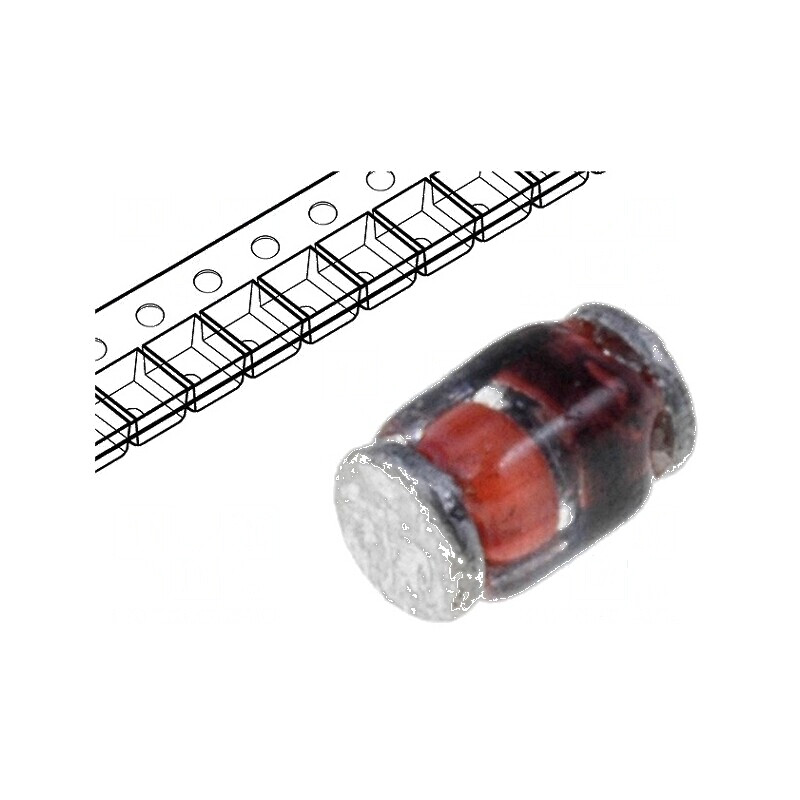 Diodă SMD 100V 0,2A 4ns MicroMELF | Electronic-mag.ro | Componente Electronice