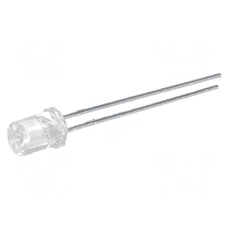 LED 5mm roșie 30-70mcd 120° concav | Electronic-mag.ro | Componente Electronice
