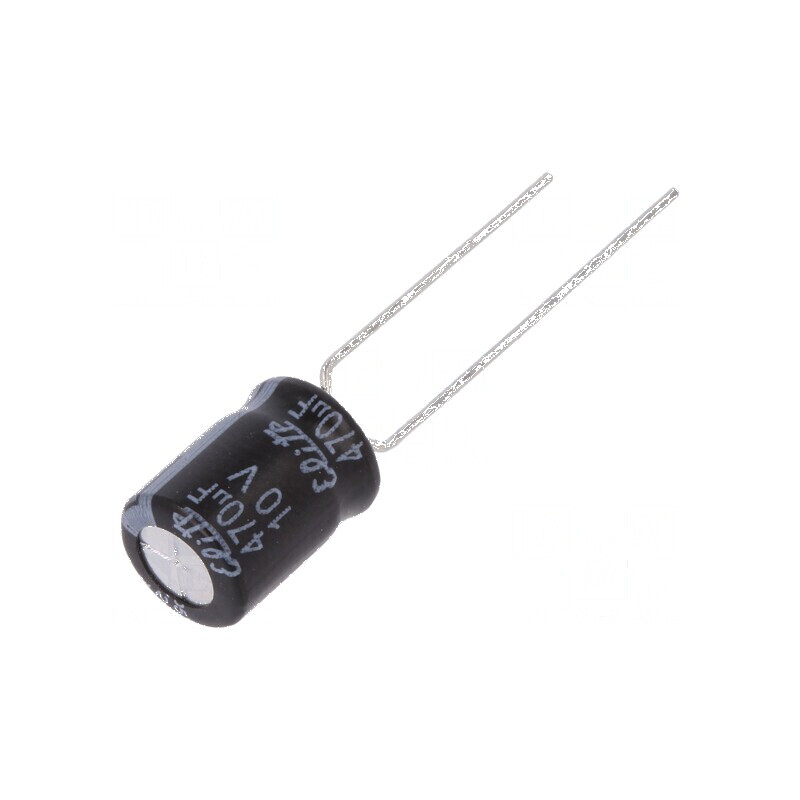 Condensator electrolitic THT 470uF 10V 8x11,5mm ±20% | Electronic-mag.ro | Componente Electronice
