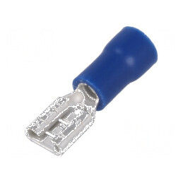 Terminal plat 4,8mm mamă 0,5mm 1,5÷2,5mm2 crimpat pe cablu | Electronic-mag.ro | Componente Electronice