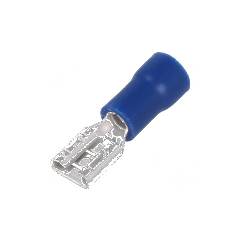 Terminal plat 4,8mm mamă 0,5mm 1,5÷2,5mm2 crimpat pe cablu | Electronic-mag.ro | Componente Electronice