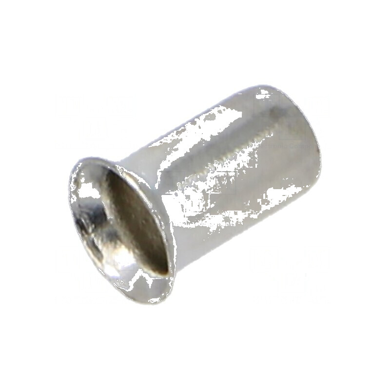 Vârf tub de capăt neizolat cupru 4mm2 6mm cositorit crimpat | Electronic-mag.ro | Componente Electronice