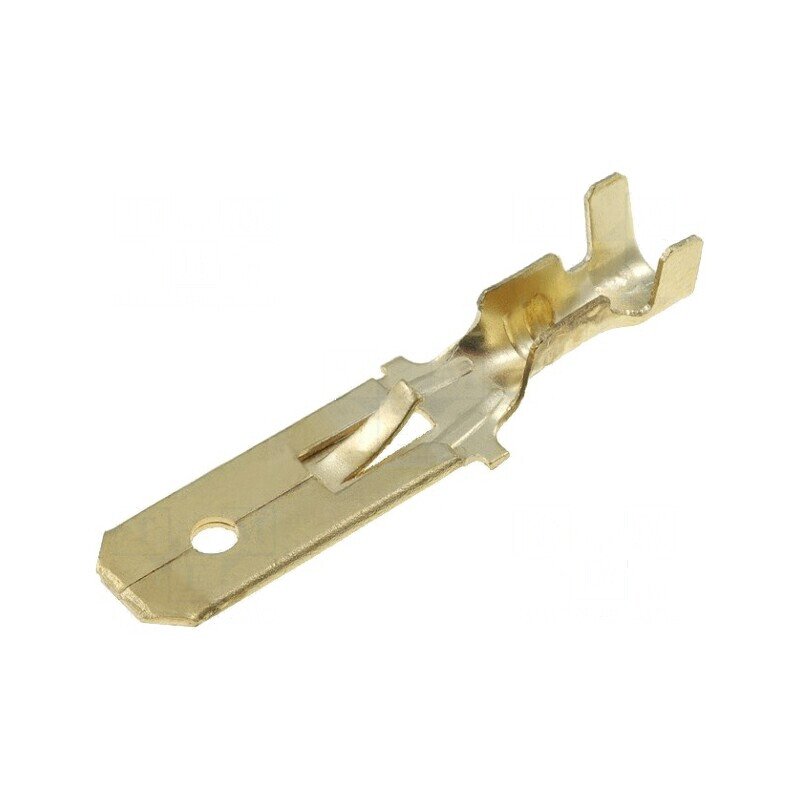 Terminal plat 6,3mm 1-2,5mm² clichet tată | Electronic-mag.ro | Componente Electronice