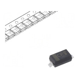 Diodă Zener SMD 590mW 20V SOD123 250mA | Electronic-mag.ro | Componente Electronice