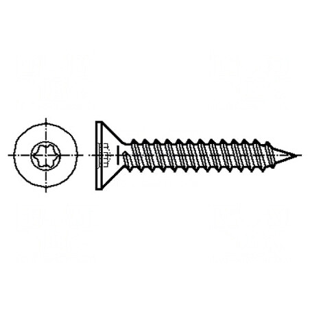 Şurub metalic 2,2x4,5 Torx TX06 oţel călit îngropat | Electronic-mag.ro | Componente Electronice