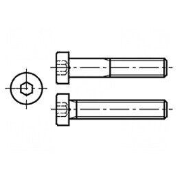 Şurub M3x8 Cap Rotund Imbus HEX 2mm DIN 7984 | Electronic-mag.ro | Componente Electronice