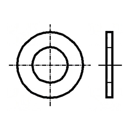 Şaibă rotundă M8 D18mm h1,5mm oțel inoxidabil A2 | Electronic-mag.ro | Componente Electronice