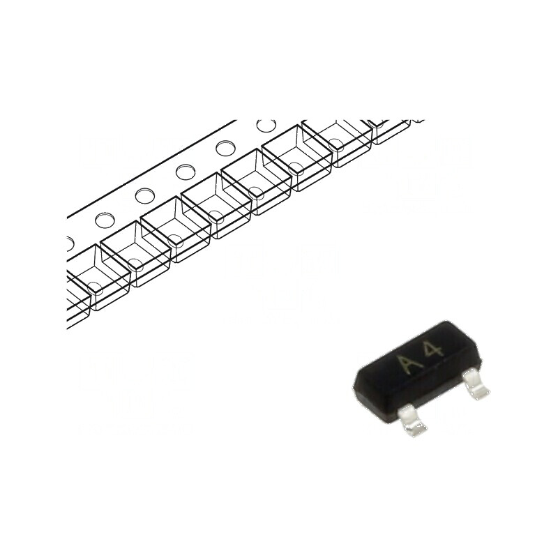 Diodă SMD 70V 0,2A 6ns SOT23 | Electronic-mag.ro | Componente Electronice