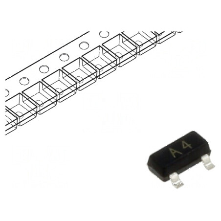 Diodă SMD 70V 0,2A 6ns SOT23 | Electronic-mag.ro | Componente Electronice