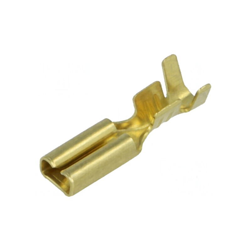 Terminal plat 2,8mm mamă 0,5-1,25mm² crimpat pe cablu | Electronic-mag.ro | Componente Electronice