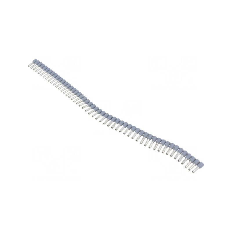 Vârf tub de capăt izolat cupru 2,5mm² 8mm cositorit crimpat | Electronic-mag.ro | Componente Electronice