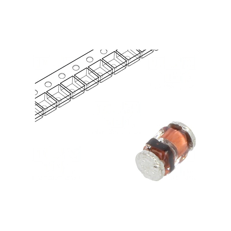 Diodă Zener 0,5W 2,4V SMD MicroMELF BZM55 100uA | Electronic-mag.ro | Componente Electronice