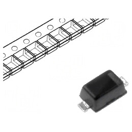 Diodă Zener 0,35W 6,2V SMD SOD523 - o singură bucată | Electronic-mag.ro | Componente Electronice