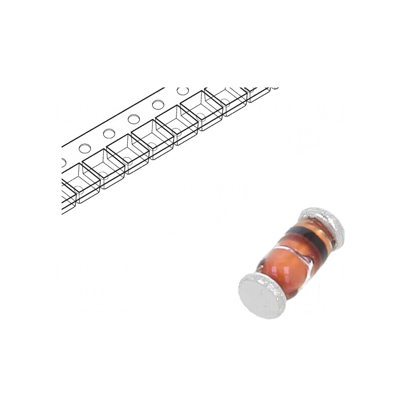 Diodă Zener SMD 10V 0,4/0,5W SOD80C 250mA | Electronic-mag.ro | Componente Electronice