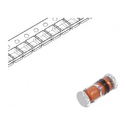 Diodă Zener 5,1V SMD 0,4/0,5W SOD80C 250mA | Electronic-mag.ro | Componente Electronice