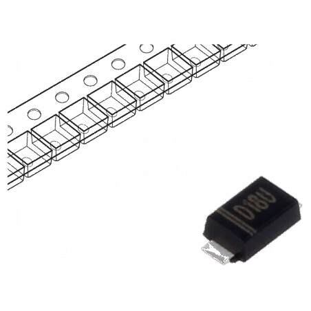 Diodă Schottky SMD 80V 1A SOD123F | Electronic-mag.ro | Componente Electronice