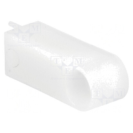 Carcasă diodă LED 5mm 3 PIN poliamidă unghi natural | Electronic-mag.ro | Componente Electronice