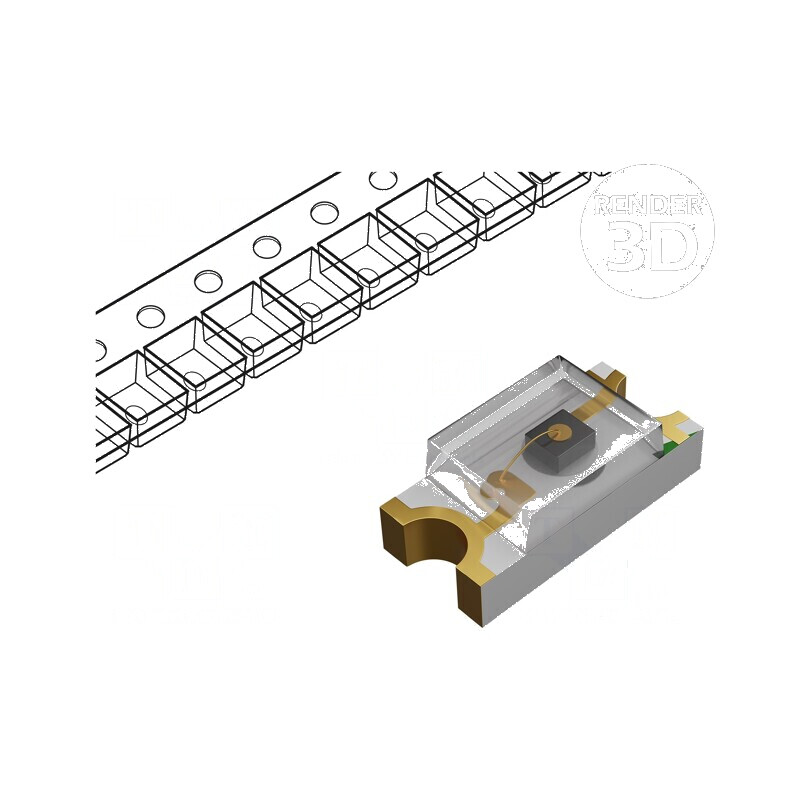 LED SMD 0402 Galben-Verde 18-28.5 Typ 45mcd 1x0.5x0.45mm | Electronic-mag.ro | Componente Electronice