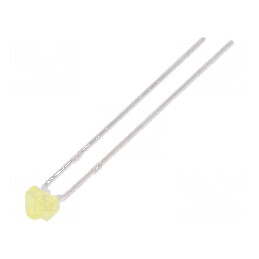 LED galben 1,8mm 160-270mcd 60° convex | Electronic-mag.ro | Componente Electronice