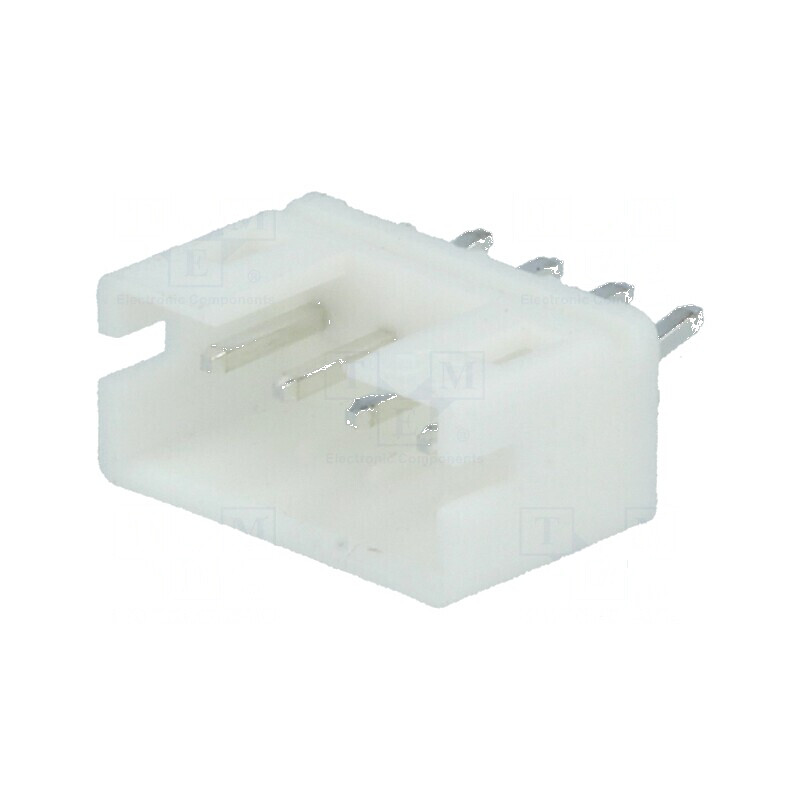 Conector cablu-placă soclu tată PIN 4 Pas 2mm THT 1A 100V | Electronic-mag.ro | Componente Electronice