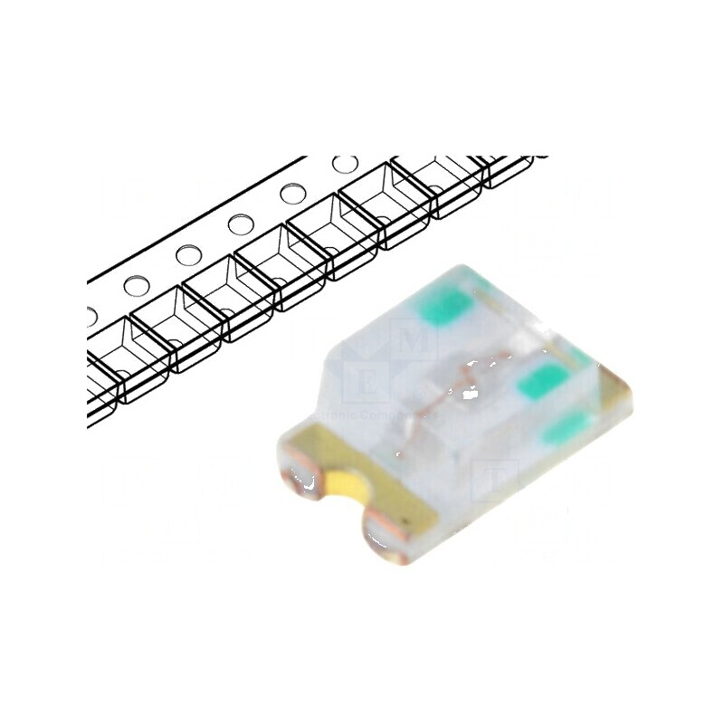 LED SMD 0805 Albastru 42-80mcd 120° 20mA 108mW | Electronic-mag.ro | Componente Electronice