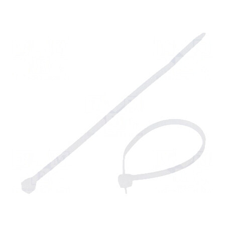 Colier de strângere poliamidă 71mm 1,8mm 36N naturală | Electronic-mag.ro | Componente Electronice