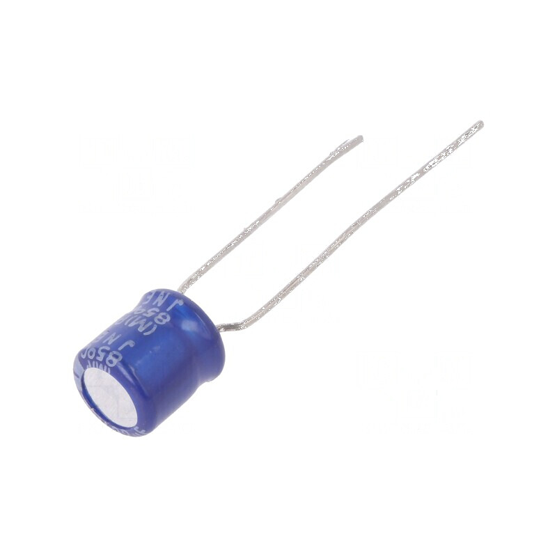 Condensator electrolitic THT 22uF 50V Ø6,3x7mm Raster 5mm | Electronic-mag.ro | Componente Electronice