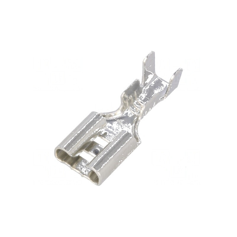Terminal plat 6,3mm mamă 1,5-2,5mm² crimpat pe cablu | Electronic-mag.ro | Componente Electronice