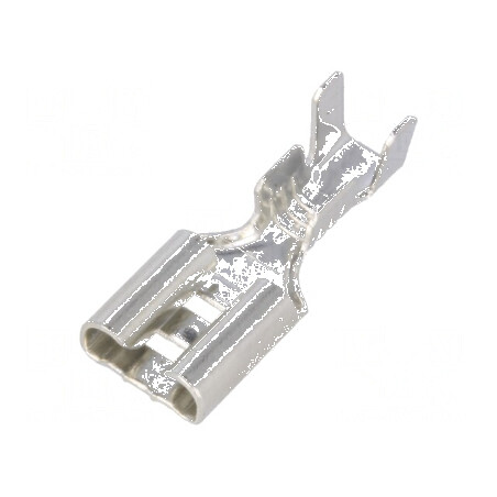 Terminal plat 6,3mm mamă 1,5-2,5mm² crimpat pe cablu | Electronic-mag.ro | Componente Electronice