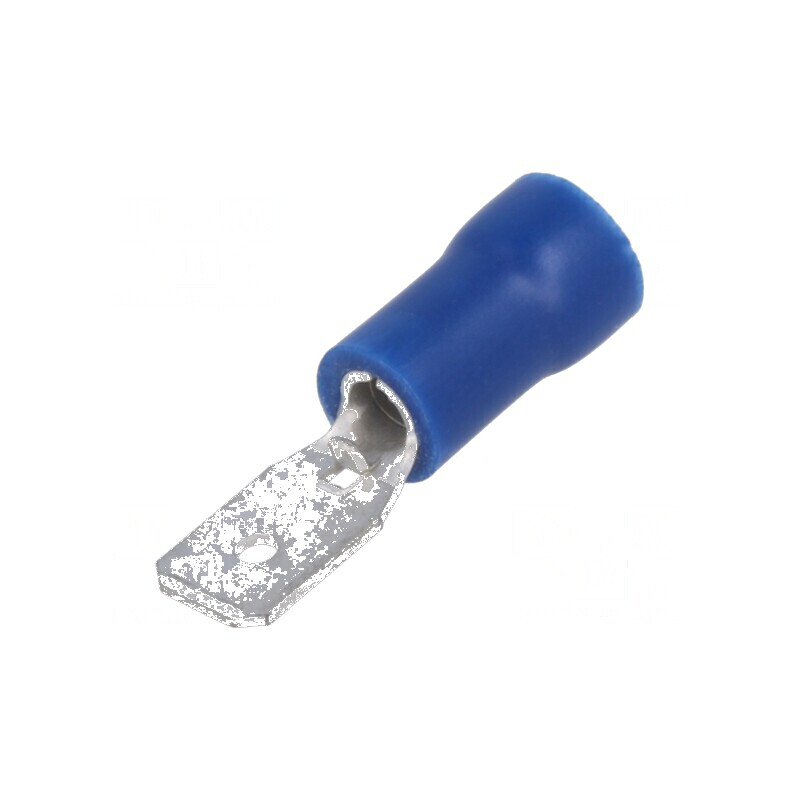 Terminal plat 4,8mm tată 0,5mm 1,5÷2,5mm2 crimpat pe cablu | Electronic-mag.ro | Componente Electronice