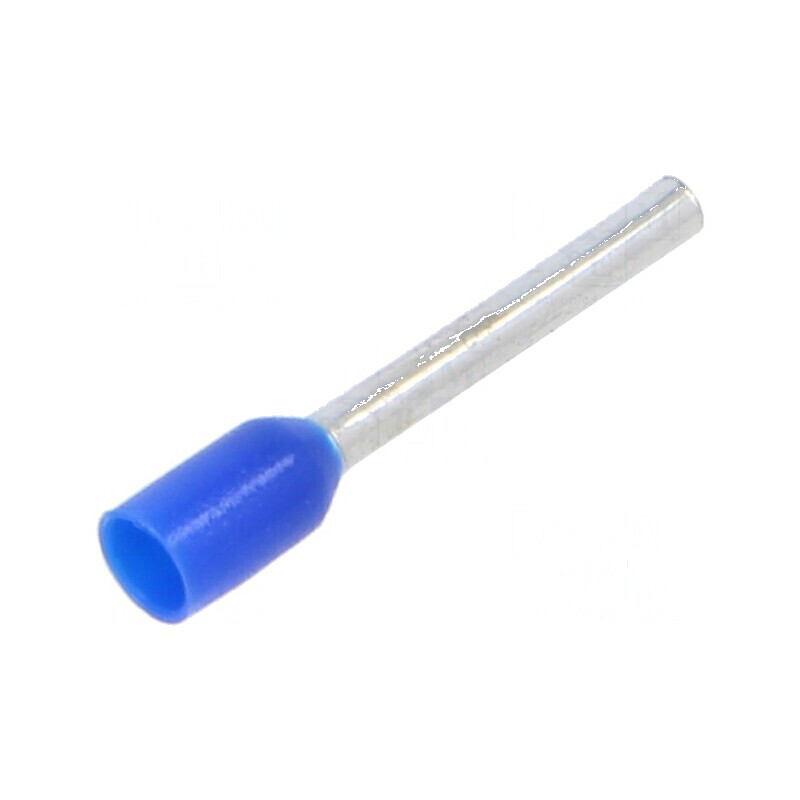 Vârf tub capăt izolată cupru 0,75mm² 12mm cositorit | Electronic-mag.ro | Componente Electronice
