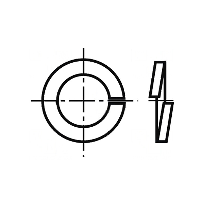 Şaibă elastică M5 Oţel A4 8,8mm 1,6mm | Electronic-mag.ro | Componente Electronice