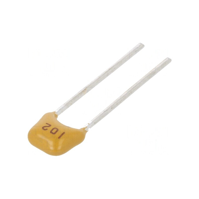 Condensator ceramic 1nF 100V X7R ±10% THT 2,54mm | Electronic-mag.ro | Componente Electronice