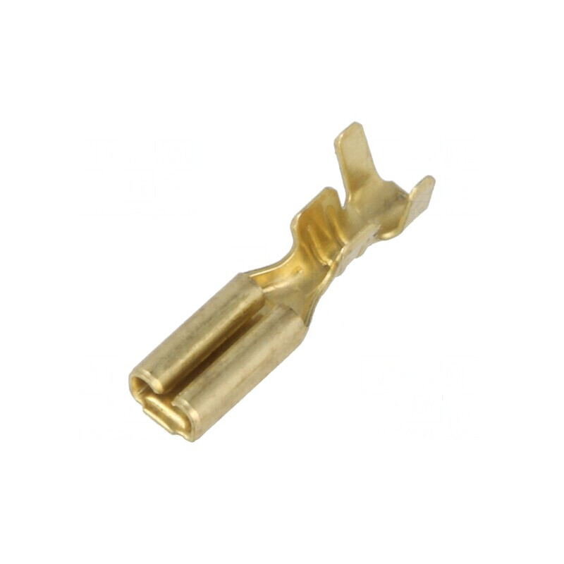 Terminal plat 2,8mm 0,5mm mamă 0,3-1mm² crimpat pe cablu | Electronic-mag.ro | Componente Electronice