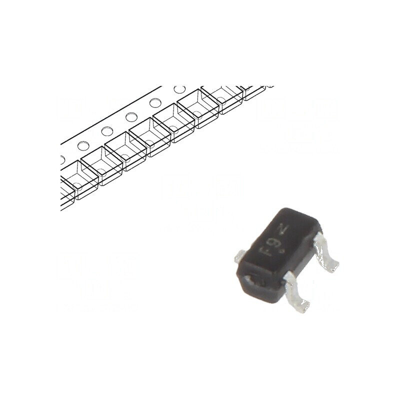 Tranzistor PNP bipolar 50V 0,1A 0,15W SC75 | Electronic-mag.ro | Componente Electronice