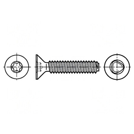 Şurub 2x10 Torx TX06 oţel zincat cu cap îngropat | Electronic-mag.ro | Componente Electronice