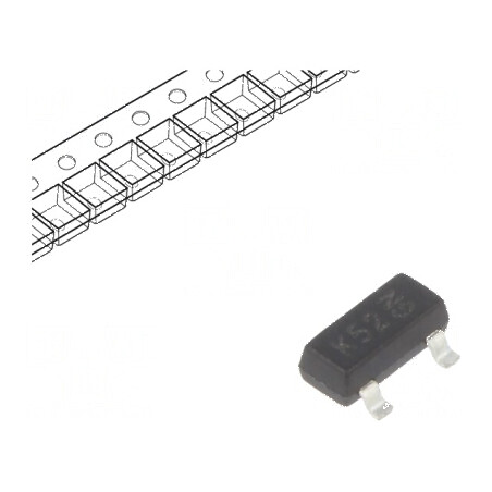 Diodă SMD 85V 0,16A 3us SOT23 Ufmax 1,1V | Electronic-mag.ro | Componente Electronice