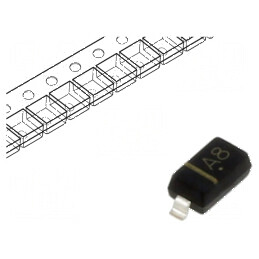 Diodă SMD 100V 0,2A 50ns SOD123 Ufmax 1,25V 0,5W | Electronic-mag.ro | Componente Electronice