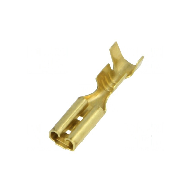 Terminal plat 2,8mm mamă 0,5÷1,25mm² crimpat pe cablu | Electronic-mag.ro | Componente Electronice