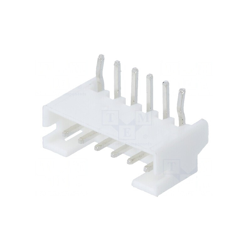 Conector cablu-placă soclu tată PIN 6 Pas 2mm THT 100V 2A | Electronic-mag.ro | Componente Electronice