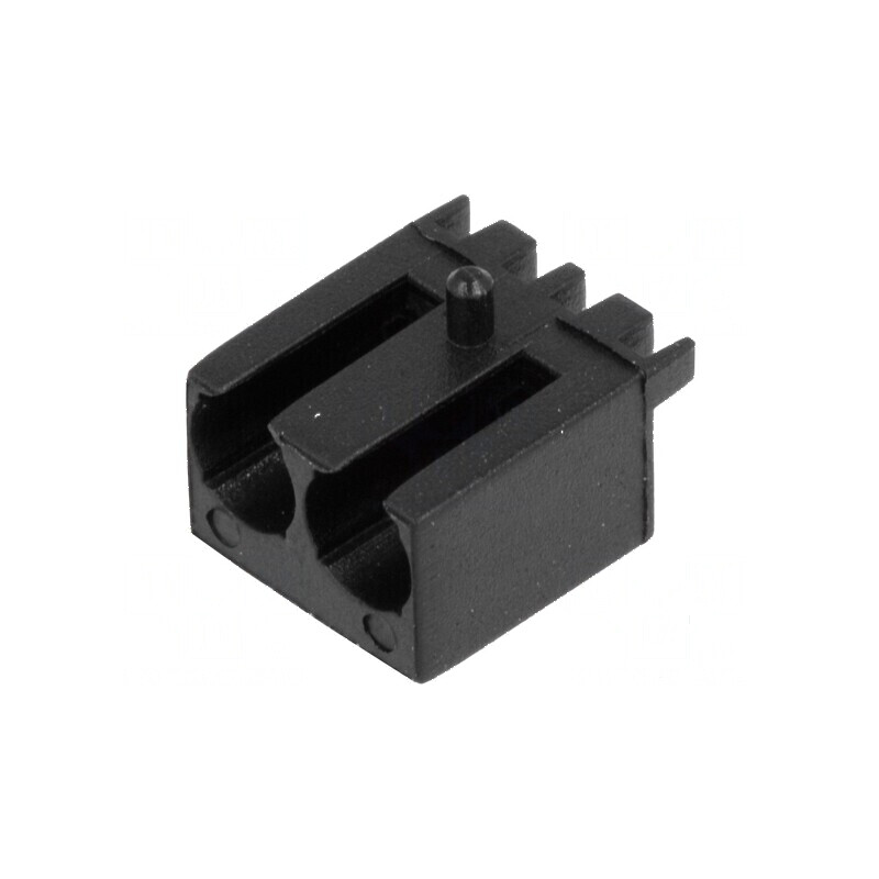 Carcasă LED 3mm poliamidă unghi negru UL94V-2 | Electronic-mag.ro | Componente Electronice