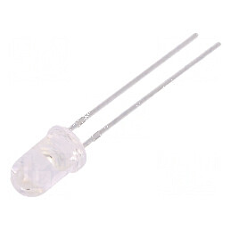 LED 5mm roșie convexă 250-400mcd 15° | Electronic-mag.ro | Componente Electronice